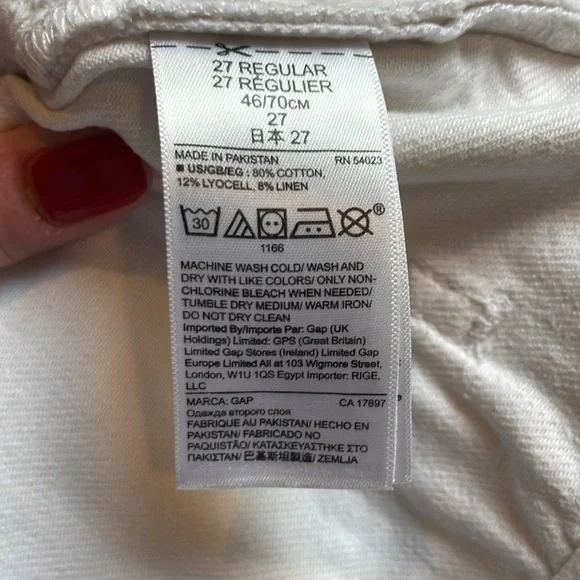 Gap Best Girlfriend white jeans - Picture 6 of 6